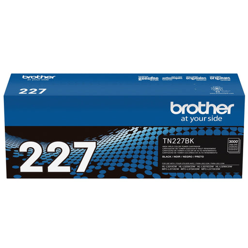Brother TN-227BK Black High Yield genuine toner cartridge