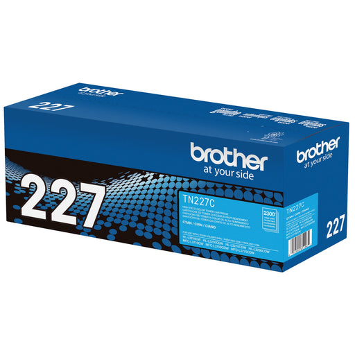 Brother TN-227C Cyan High Yield genuine toner cartridge