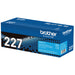 Brother TN-227C Cyan High Yield genuine toner cartridge