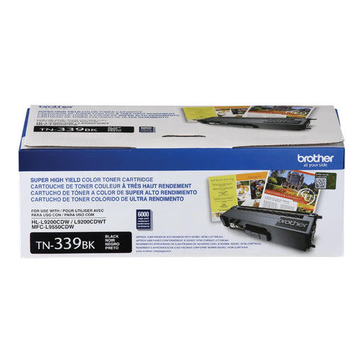 Brother TN339BK Black Super High Yield Original Toner Cartridge