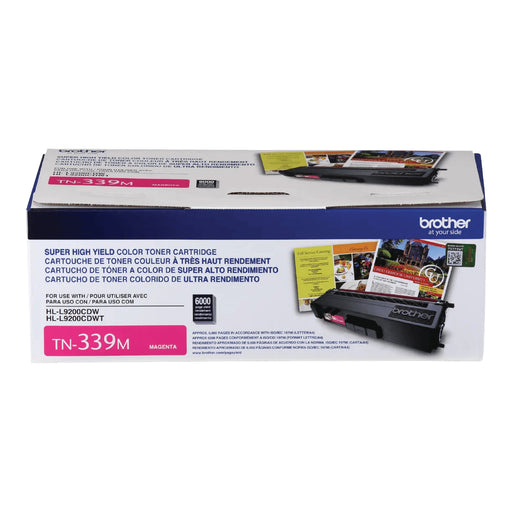 Brother TN339M Magenta Super High Yield Original Toner Cartridge