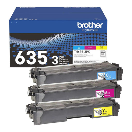Brother TN6353PK Cyan, Magenta, Yellow genuine toner cartridge