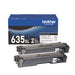 Brother TN635XL2PK genuine high-yield black toner twin pack with packaging
