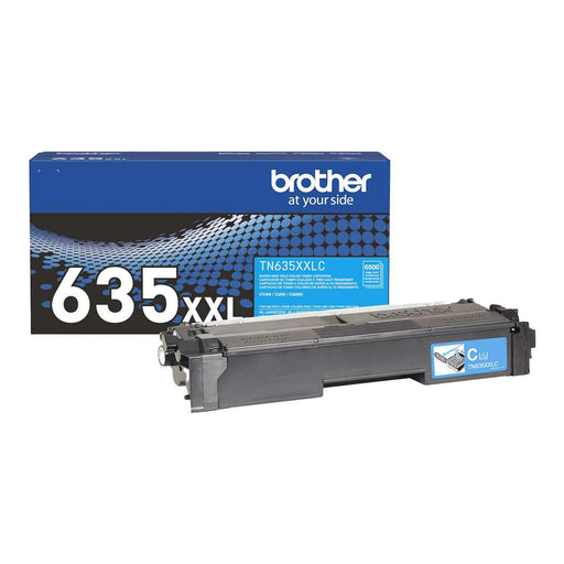 Brother TN635XXLC Cyan genuine toner cartridge