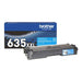 Brother TN635XXLC Cyan genuine toner cartridge