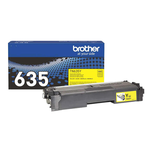 Brother TN635Y Yellow genuine toner cartridge