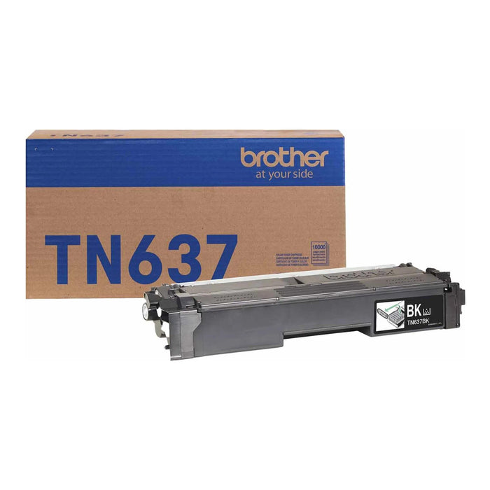 Brother TN637BK Black genuine toner cartridge