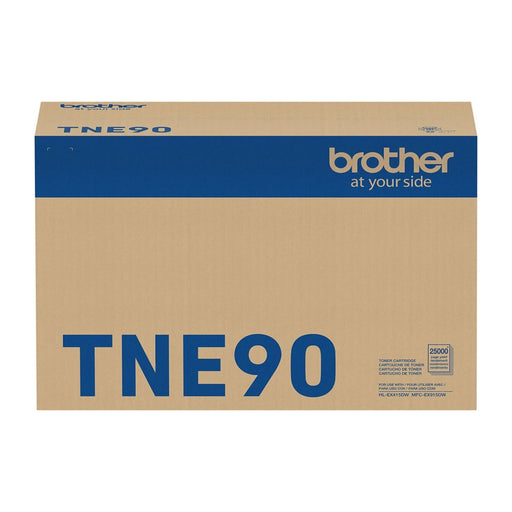 Brother TNE90 black Max Yield genuine toner cartridge retail box