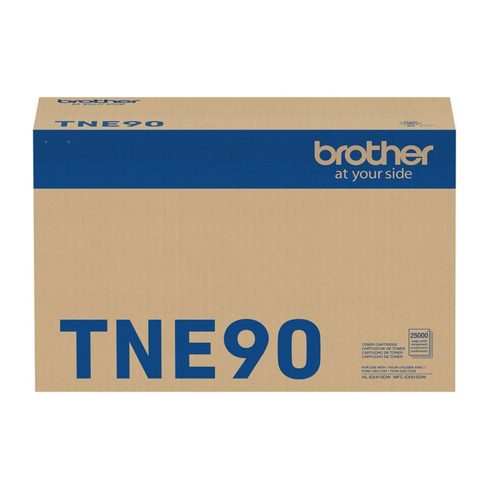 Brother TNE90 black Max Yield genuine toner cartridge retail box