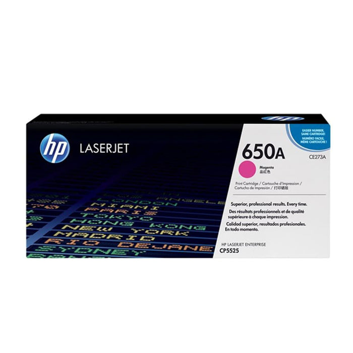 HP 650A CE273A Magenta Standard Yield Original LaserJet Toner Cartridge