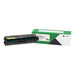 Lexmark C3210Y0 yellow Return Program toner cartridge and retail box