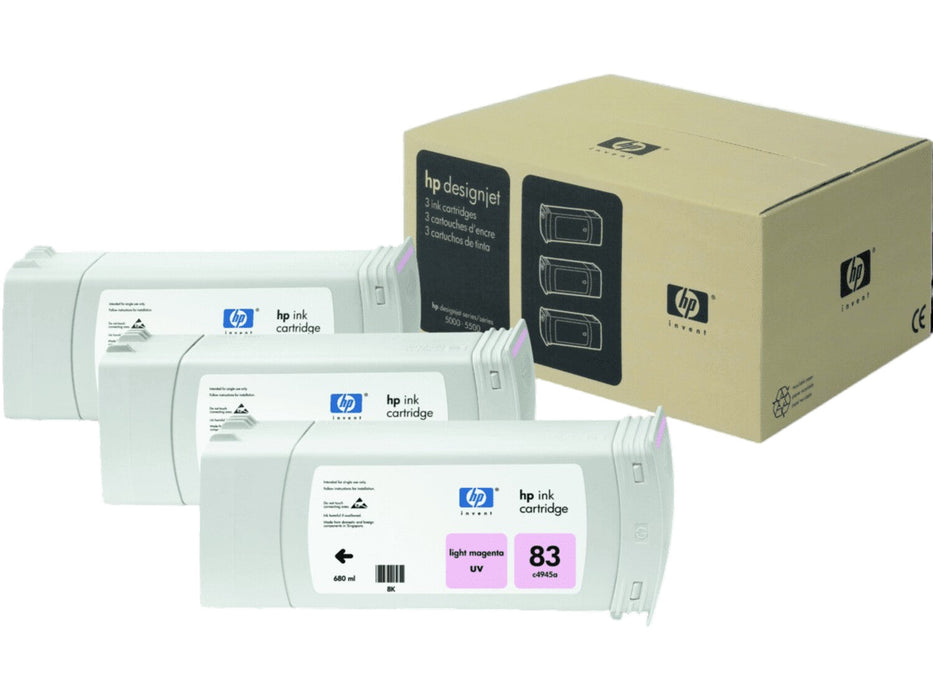 HP C5077A Light Magenta UV Ink Cartridge 3/Pack
