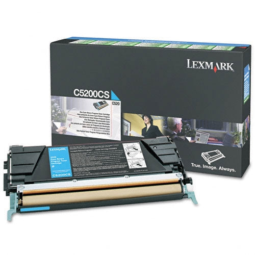 Lexmark C5200CS Cyan Return Program Toner Cartridge