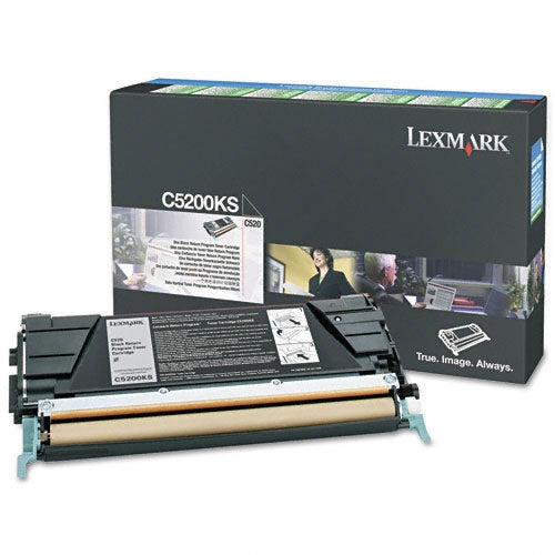 Lexmark C5200KS Black Return Program Toner Cartridge