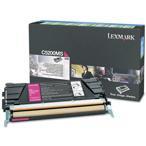 Lexmark C5200MS Magenta Return Program Toner Cartridge