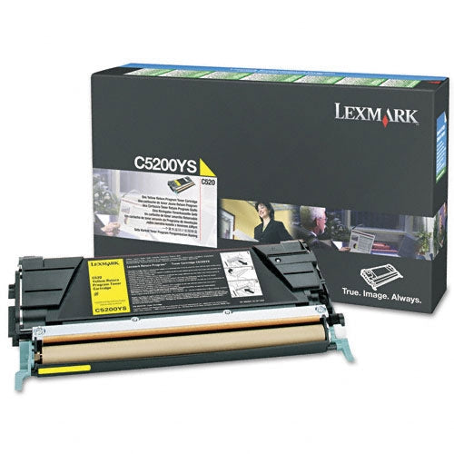 Lexmark C5200YS Yellow Return Program Toner Cartridge