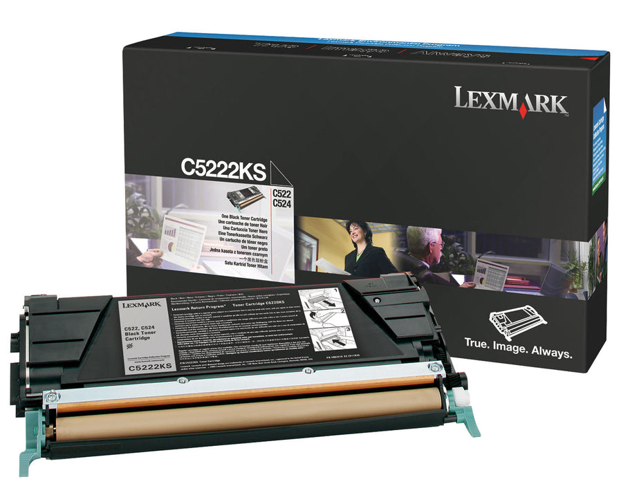 Lexmark C5222KS Black Toner Cartridge