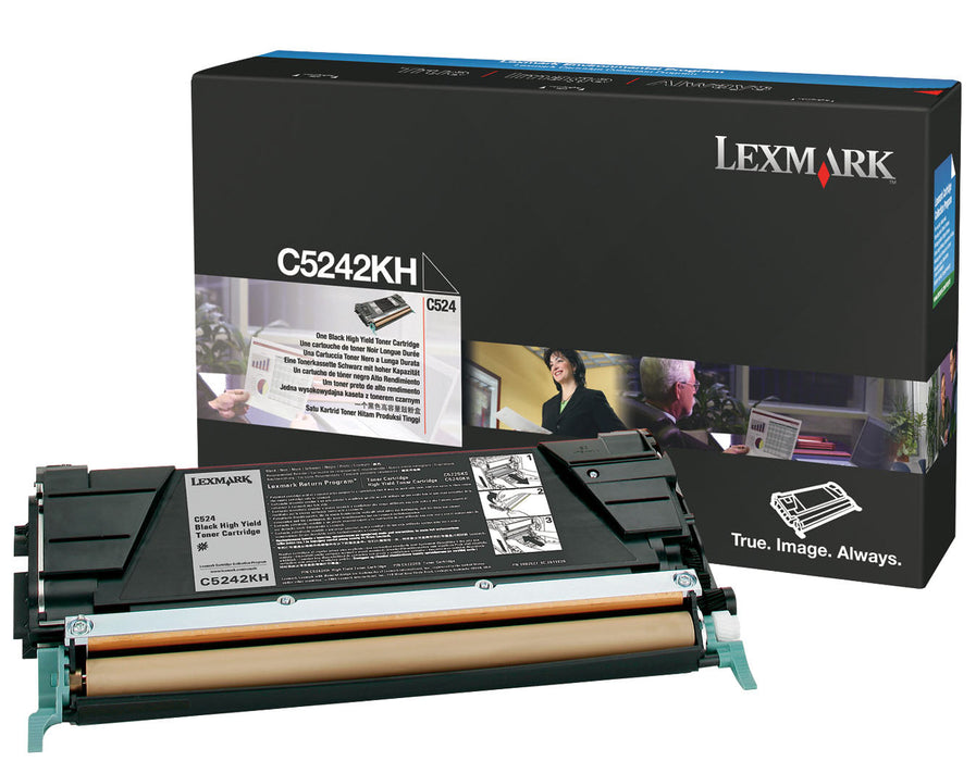 Lexmark C5242KH Black High Yield Toner Cartridge