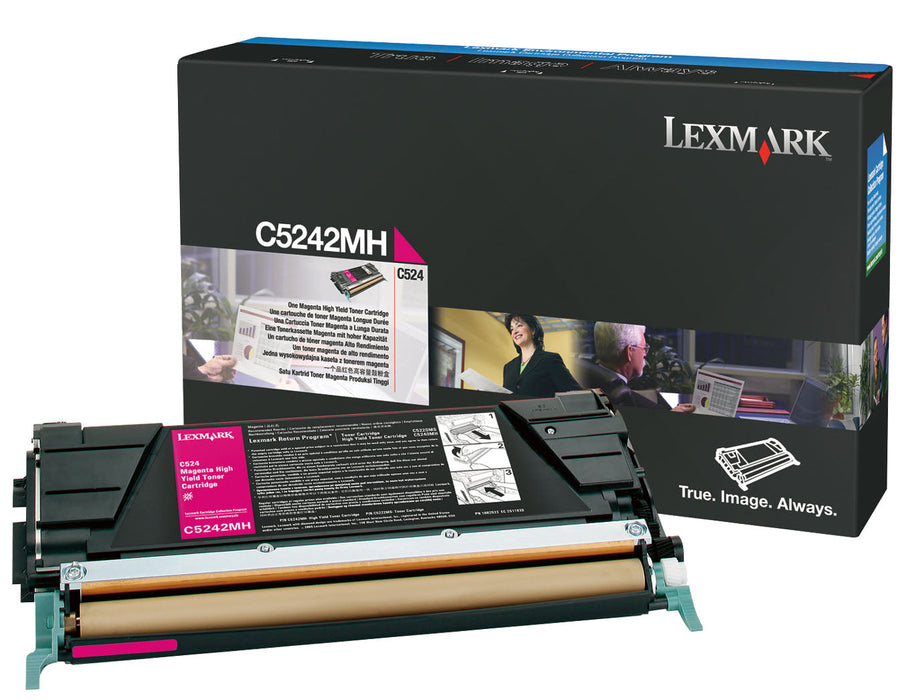 Lexmark C5242MH Magenta High Yield Toner Cartridge