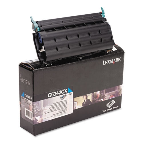 Lexmark C5342CX Cyan Extra High Yield Toner Cartridge