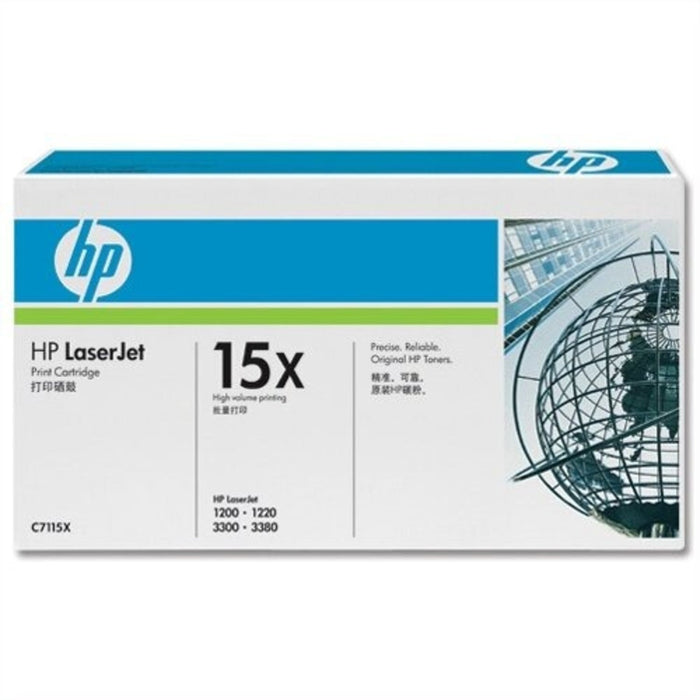 HP C7115X Black High Yield Toner Cartridge