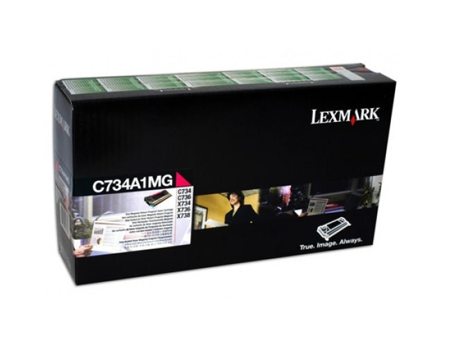 Lexmark C734A1MG Magenta Return Program Toner Cartridge