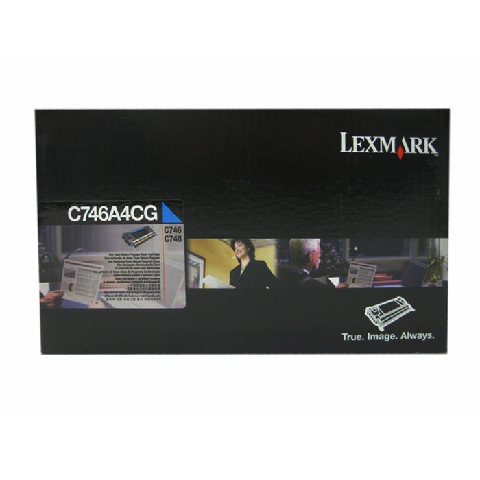 Lexmark C746A4CG Cyan Return Program Toner Cartridge