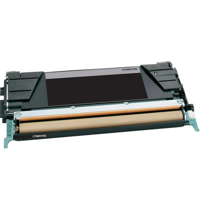 Compatible C746H1KG-COMP Black Lexmark High Yield Return Program Toner Cartridge