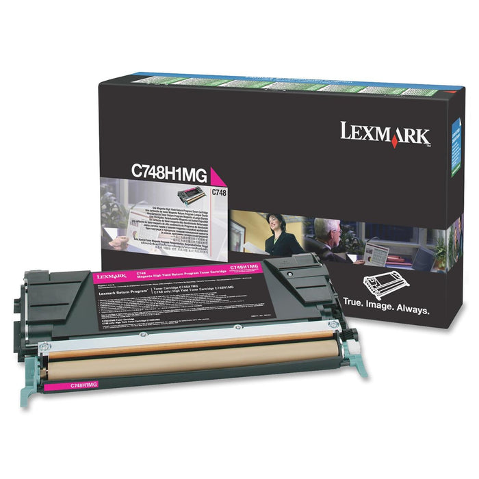 Lexmark C748H1MG Magenta High Yield Return Program Toner Cartridge