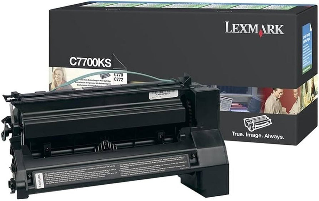 Lexmark C7700KS Black Return Program Toner Cartridge