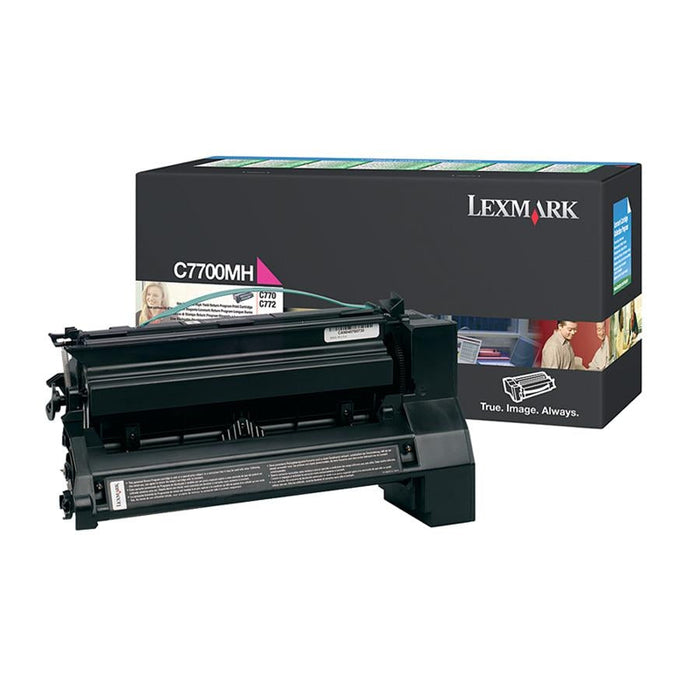 Lexmark C7700MH Magenta High Yield Return Program Toner Cartridge