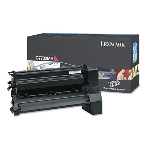 Lexmark C7702MH Magenta High Yield Toner Cartridge