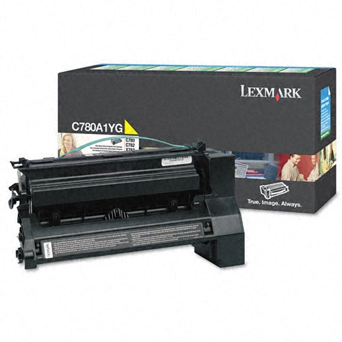 Lexmark C780A1YG Yellow Return Program Toner Cartridge
