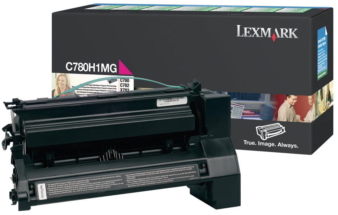 Lexmark C780H1MG Magenta High Yield Return Program Toner Cartridge