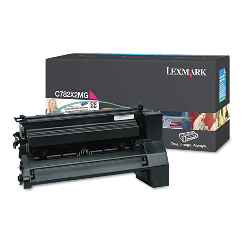 Lexmark C782X2MG Magenta Extra High Yield Toner Cartridge