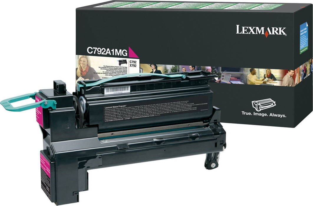Lexmark C792A1MG Magenta Return Program Toner Cartridge