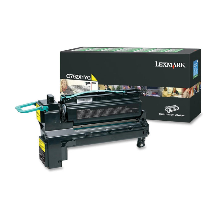 Lexmark C792X1YG Yellow Extra High Yield Toner Cartridge