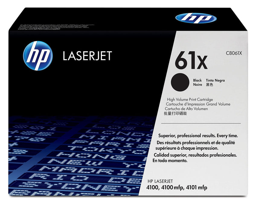 HP C8061X Black High Yield Toner Cartridge