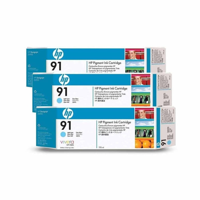 HP C9486A Light Cyan Ink Cartridge Combo Pack