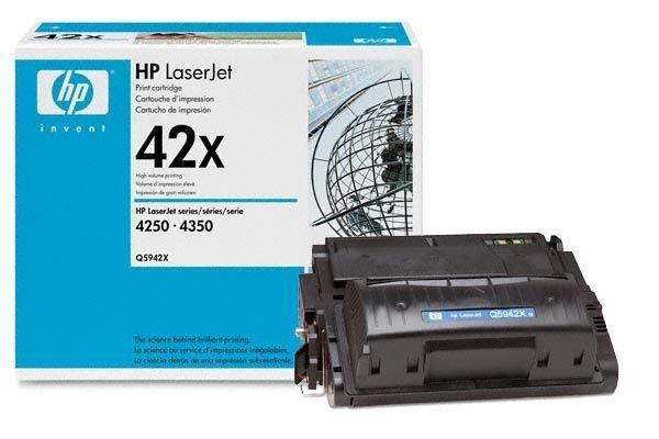 HP 42X Q5942X Black High Yield Original LaserJet Toner Cartridge – 20,000 Pages