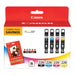 Canon 4546B007 CLI-226 Four-Color Original Ink and Photo Paper Pack