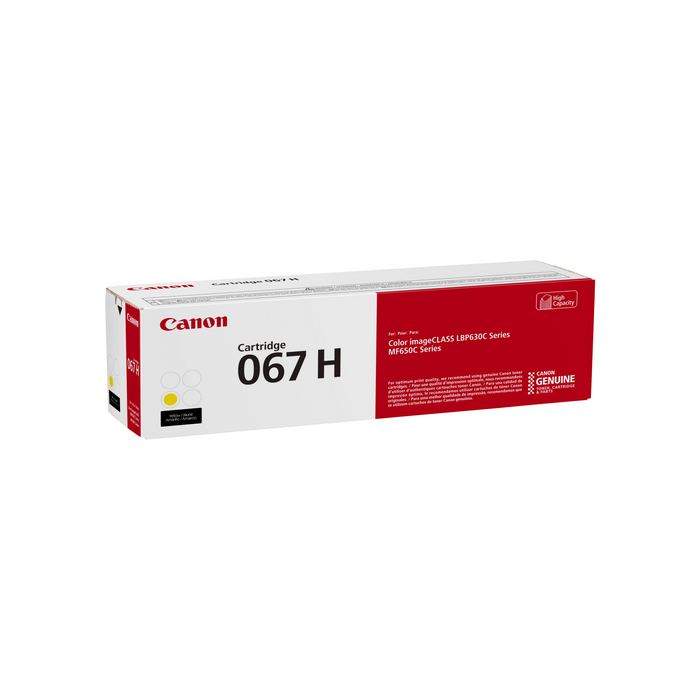Canon 067H 5103C001 yellow toner cartridge additional product view