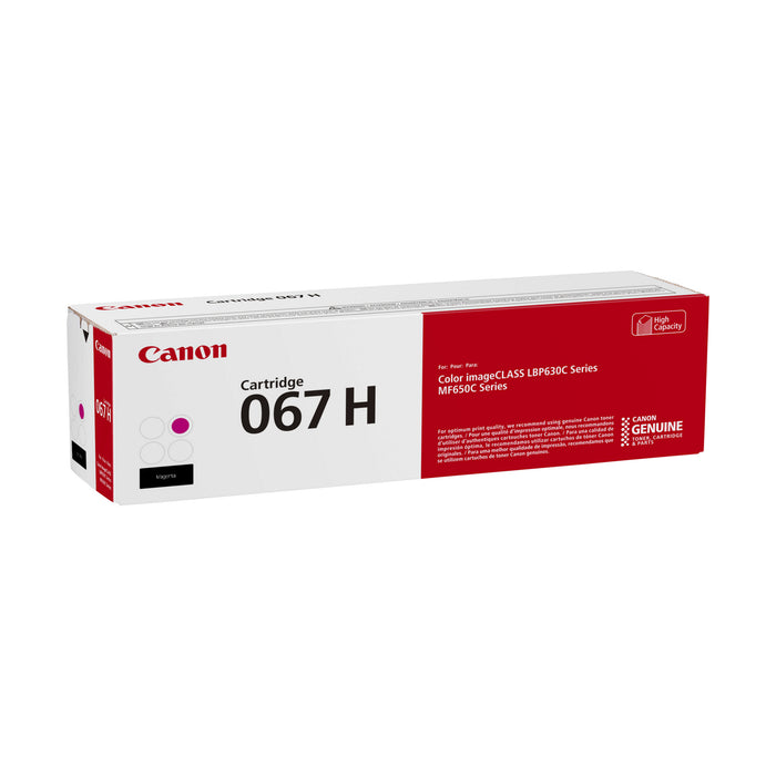 Canon 067H 5104C001 Magenta High Capacity Original Toner Cartridge - 2,350 Pages — secondary product view