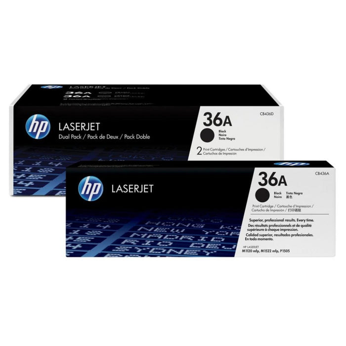 HP CB436AD Black Toner Cartridge