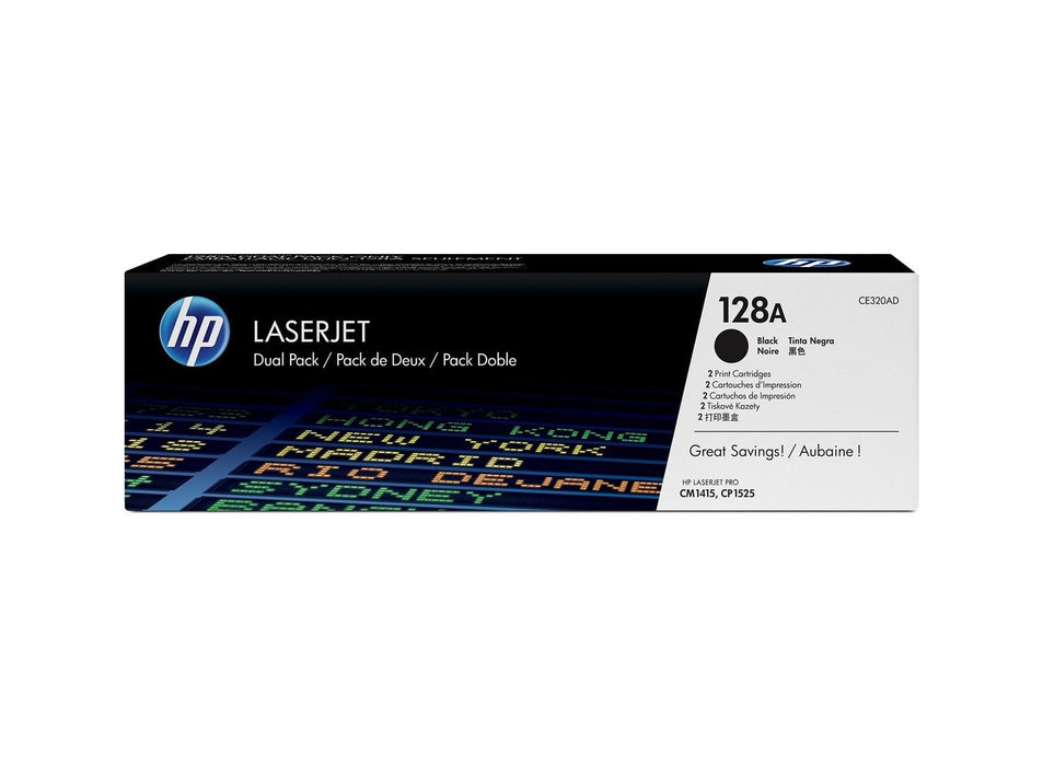 HP CE320AD Black Toner Cartridge