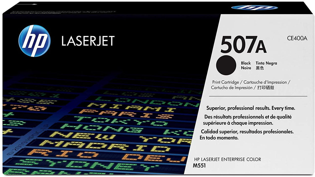 HP CE400A Black Toner Cartridge