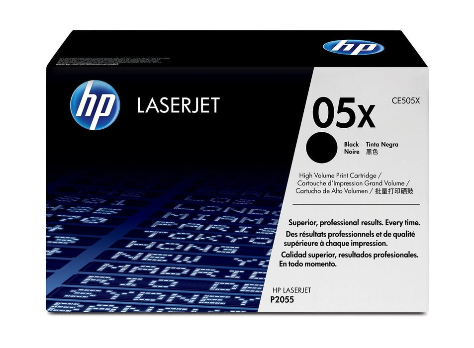 HP CE505X Black High Yield Toner Cartridge
