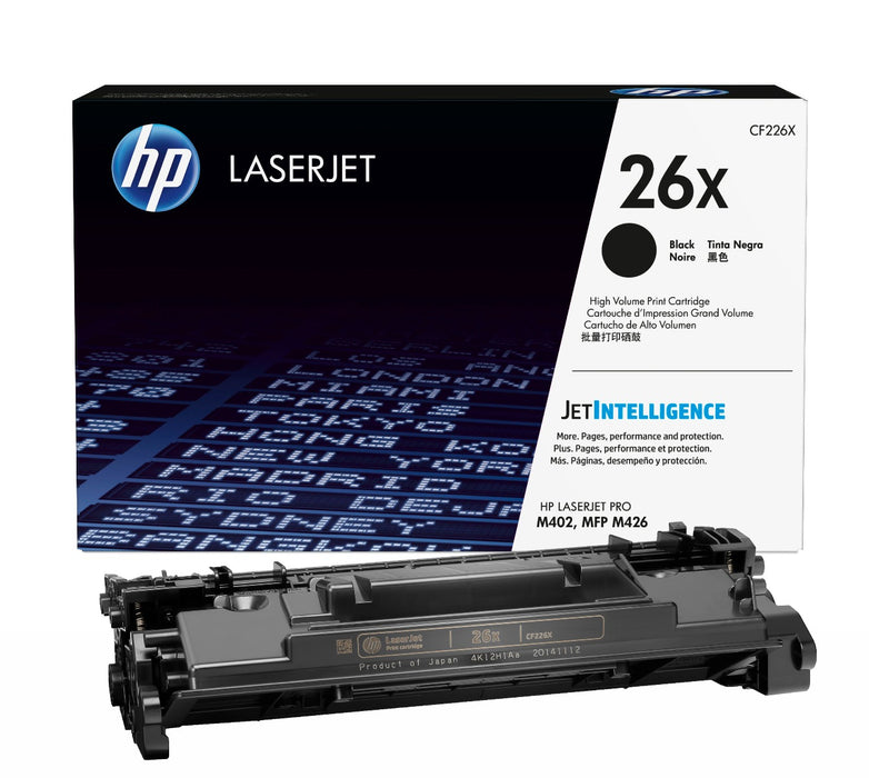 HP 26X CF226X Black High Yield Original LaserJet Toner Cartridge – 9,000 Pages
