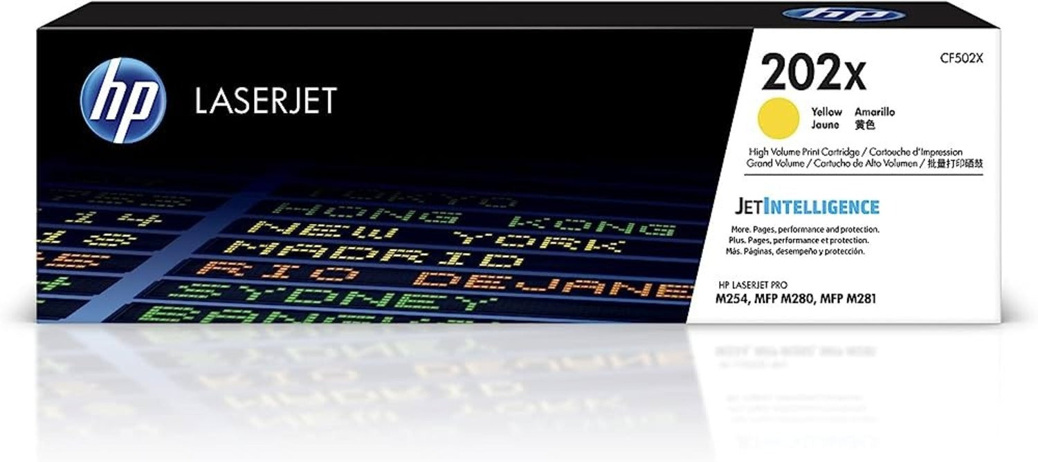 HP CF502X Yellow High Yield Toner Cartridge