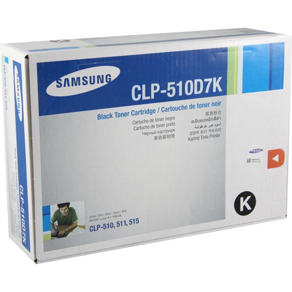 Samsung CLP-510D7K Black High Yield Toner Cartridge